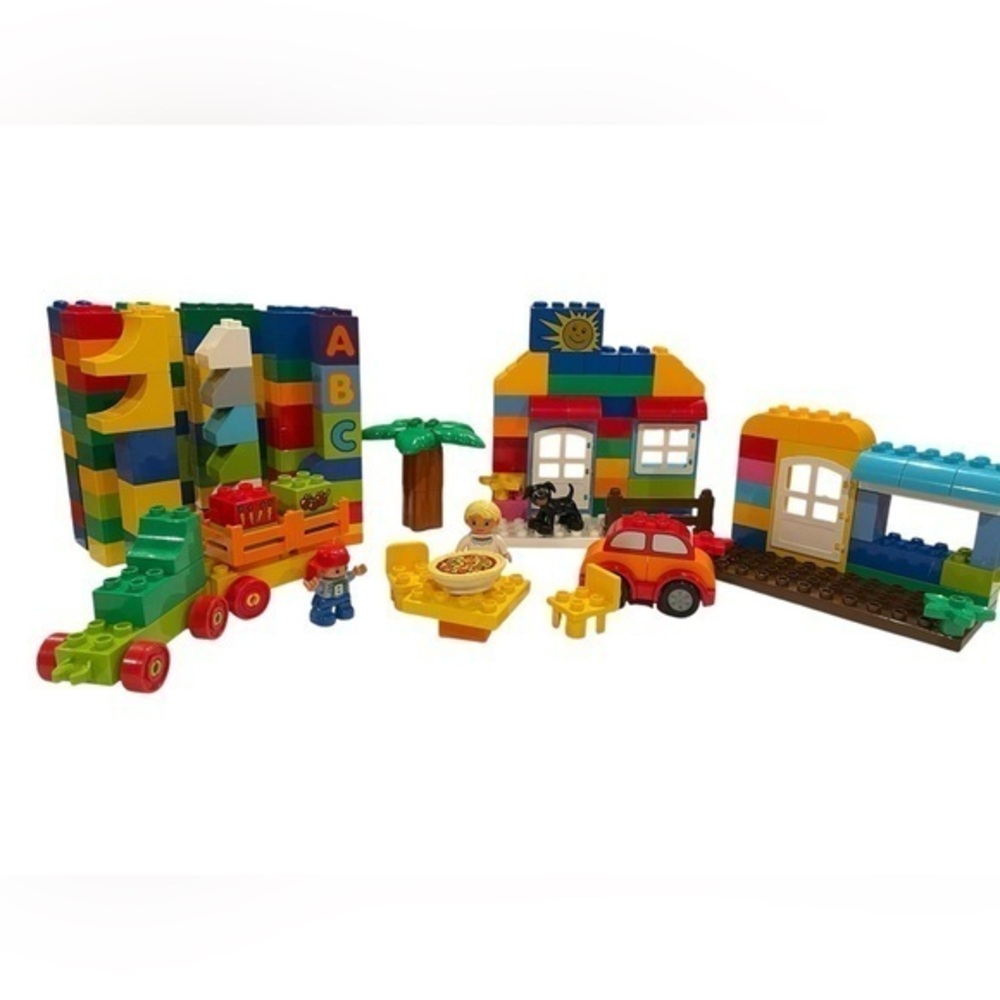 Lego Duplo Starter Set for Play 150+ Pieces Houses Village Vehicles Train